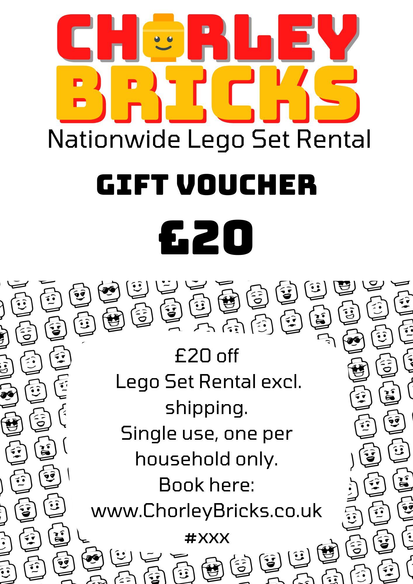 Monthly £20 Voucher Raffle Draw – Chorley Bricks